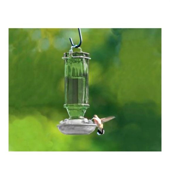 Other - Rustic Farmhouse Glass Hummingbird Feeder